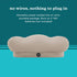 HoMedics Comfy Footrest Massager, Soothes Tired Feet and Toes, Invigorating Vibrations, Beanbag-Style Cushion, Soft