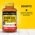 MASON NATURAL Omega-3 Fish Oil, 1000mg with EPA and DHA for Joint Support, 90 Softgels (Pack of 1)