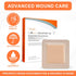 MedVance Bordered Silver Silicone Ag Sterile Absorbent Antibacterial Dressing 4"x 4" 5 Count