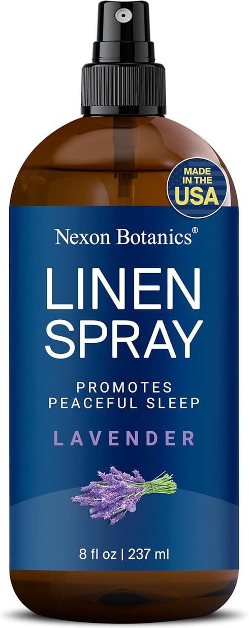 Lavender Linen Spray, 8 fl oz, Refreshing Bed Linen Spray, Fabric Refresher for Bedding