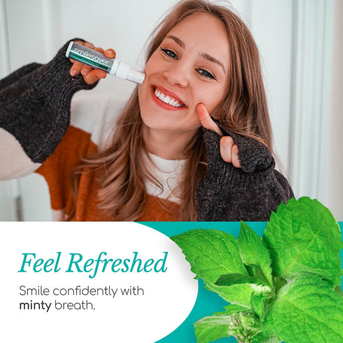 Smilesaver Retainer Cleaner Spray, Quick Oral Care for Aligner & Retainer Hygiene, Natural Minty Fresh (1oz)