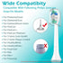 Seerein C2 C1 G2 W2 A3 G3 W3 4100 6100, 10 Pack Compatible with Philips sonicare Replacement Heads, Fit Philips