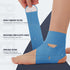 Ultra Thin Ankle Wraps Ankle Brace for Men & Women, Adjustable Ankle Straps for Arch, Sprained Foot, Tendinitis, Football, Basketball, Running(Royal Blue, Pack of 1)