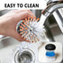 MiUWUU 4 Pack Brush Refills for OXO Dish Brush Refill B, Brush Head Replacement OXO Dish Brush Replacement HeadGrey