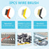 SUCEXIFY 9PCS Crevice Cleaning Brush, Hard Bristle Scrub Brushes Tools for Deep Cleaning Gap, Multifunctional Grout