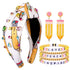 Teacher Accessories for Women, Headbands, Pencil Headbands, Hair Claw Clips, Earrings, Heishi Bracelets for Back to