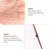 KKTech Pack of 15 Hair Nets, Invisible Elastic Edge Mesh, 50cm (Coffee)