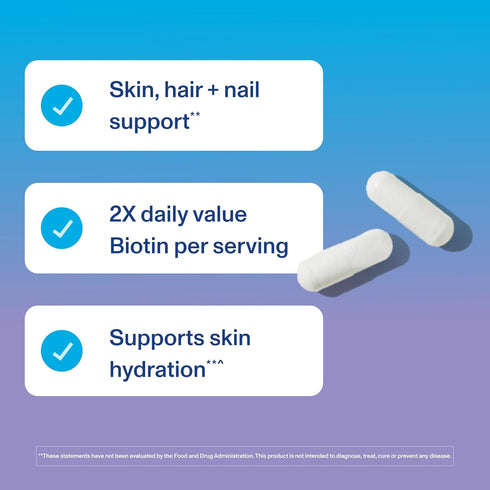Vital Proteins Collagen Peptides Beauty Edition Capsules - 30 Servings, 2.5g Collagen Per Serving with Biotin & Vitamin