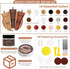Wood Furniture Repair Kit, 34 Pcs Wood Filler Putty for Scratch Repair, Vinyl Floor Repair Kit for Holes