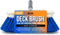 Medium Boat Deck Brush, Heavy Duty Marine Deck Brush, 8" Bristle Cleaning Head with Bumper, 3/4" Thread for Handle