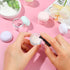 RONRONS 10 Pieces Travel Jars, 20ml Leak Proof Mini Containers with Lids for Creams, Lip Balm, Toiletries