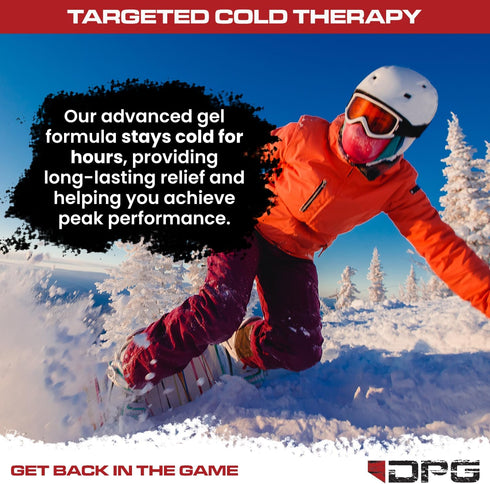 Gel Ice Pack Combo Pack - Small & Large Reusable Ice Packs for Injuries, Pain Relief for Shoulder, Neck, Back, and Knee
