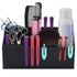 Noverlife Large Storage Box for Hair Scissors, Professional Hairdressing Combs, Clips, and Tool Box - Black