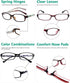 Eyekepper 4 Pairs Reading Glasses for Women - Stylish Striped Pattern Eyeglasses
