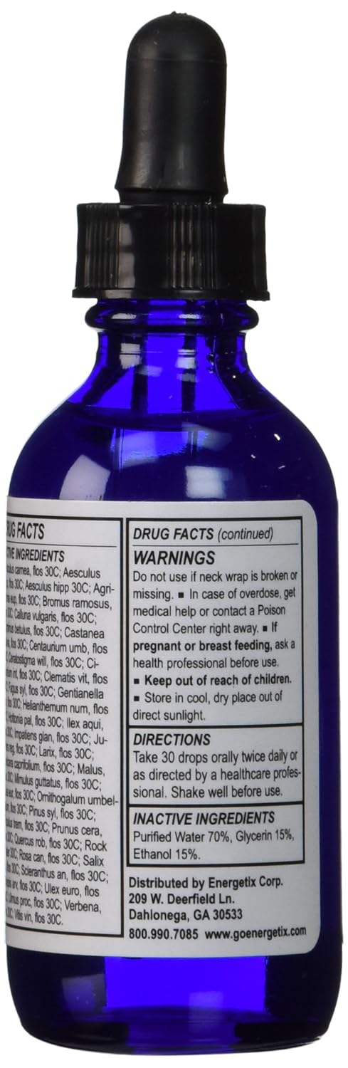 Energetix Fields of Flowers Homeopathic Remedy - 38 Flower Essences for Emotional Symptoms - 2 Fluid Ounce