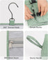 Relavel Travel Hanging Toiletry Bag for Men Women, Waterproof Large Makeup Organizer, Shaving Bag, Cosmetic Case (Green