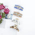 Lawie 4 Pack Clear Gold Blue Brown Crystal Gems Glitter Hair Claw Clips, Fancy Plastic Octopus Hair Accessories