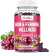 Iron & Hormone Balance for Women Gummies, 25mg Iron Supplement with Multivitamins, Natural Hormonal Support for PMS