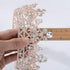 S SNUOY Rose Gold Crowns for Women - Full Round Crystal Queen Tiaras & Pageant Party Costume Headbands