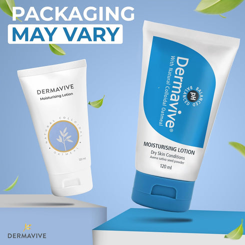 Moisturising Lotion 120ml - Hydrating Body Lotion with Natural Colloidal Oatmeal for Dry Skin