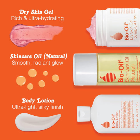 Bio-Oil Serum for Scars and Stretch Marks, Face and Body Moisturizer with Jojoba, Vitamin E, Rosehip Oils (2 oz)