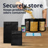COLSEN Smell Proof Resealable Bags, Matte Black Mylar Bag 3x4 Inches, 100 Pack Strong Zipper Seal for Food Storage