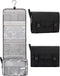 Relavel Travel Toiletry Bag for Men, Hanging Makeup Organizer for Women, Large Capacity Travel Kit Shaving Bag - Black