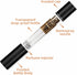 AC00SI Perfume Atomiser, Magnetic Lid Refillable Bottle, 5ml (Silver) - Portable & Leak-proof