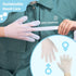 Moisturizing Gloves Overnight, Touchscreen Compatible Reusable Hand Masks for Dry Hands, White Silicone Gloves