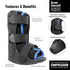 Pediatric Buddy Boot, Kids Medical Grade Ankle Support Brace, Small, Black for Sprain & Injury Recovery