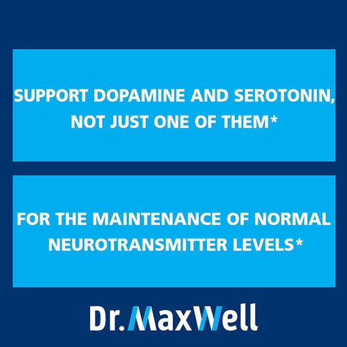 Serotonin and Dopamine Supplements, Mucuna Pruriens, 5-HTP for Normal Neurotransmitter Levels, 60 Capsules for Women Men
