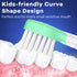 Toptheway Kids Replacement Heads for Philips Sonicare: Kids 3+ Compact Sonic Electric Toothbrush Heads (4 Pack)