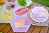 Hasdock 18 Count 16OZ, Macaron Color Sturdy Waterproof Disposable Petal Bowl Biodegradable Plant Fiber Tableware