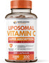 Wholesome Wellness Liposomal Vitamin C Capsules - 200 Pills 1500mg Buffered, High Absorption Immune Support