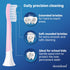 Kids Toothbrush Heads Compatible with Philips Sonicare, Replacement Heads for Ages 7 to 10 - Pink (8 Pack)