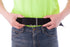 COW&COW Transfer and Gait Belt with Metal Buckle for Caregiver Nurse, 2 inch Black, 72"