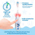 Lily's Home Kids Flashing Timer Toothbrush | Soft Bristles, Light-Up Brushing for Children - Shark Design
