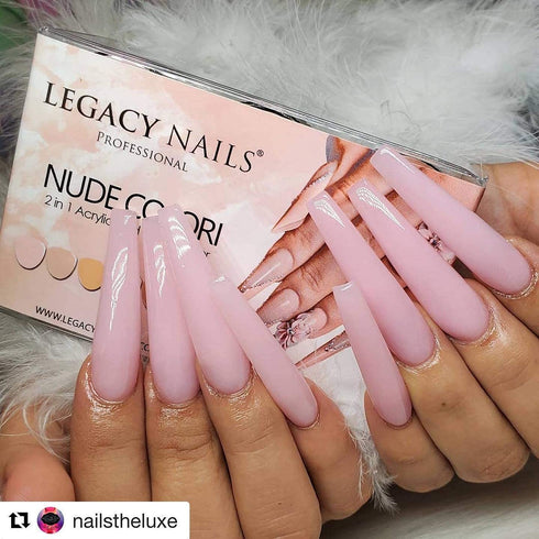 Legacy Nails Professional ACRYLIC NAIL POWDER COLLECTION - High-Pigment Formula for Long-Lasting Wear & Salon-Quality