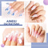 AIMEILI Nail Art Brushes Set, Dual-ended Nail Art Liner Brush Pen for Gel Polish Painting Tools
