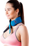 Cool + Relief Cooling Ice Pack Bandana - 16 x 2.5 x 0.8 Inch Head Wrap with Cool Pads in Blue