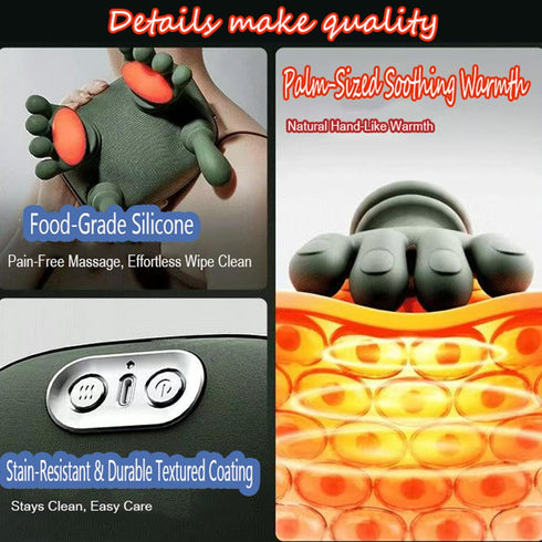 TruRim 4D 1 Set) Neck Massager with Heat, Electric Deep Tissue Kneading Massage,Wireless Deep Tissue Massage