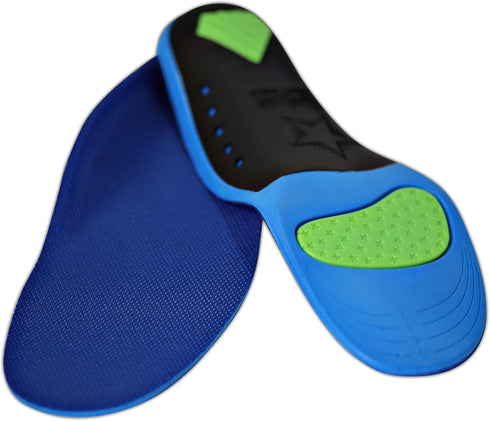 KidSole Children's Memory Foam Arch Support Insole Starry Shield for Comfort, Cushion & Arch Support (24 CM) Kids Size