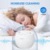 SHPMXUPW 200ML 45kHz 5-Minute Ultrasonic Retainer Cleaner Machine, Cleaning Pod for Jewelry Cleaner, Dentures, Mouth