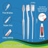 30 Pack Disposable Toothbrushes with Toothpaste, Soft Bristle Manual Disposable Travel Toothbrush Kit, Individually