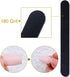 Nail File 10 PCS Professional Double Sided 100/180 Grit Emery Board Black Manicure Pedicure Tool