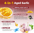 Skiseoy 9000mg 2 Immune 300 Aged Garlic Extract Odorless Years Organic Aged Garlic Supplements with Elderberry, Vitamin