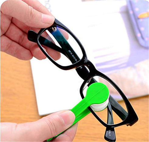 5 Pcs Mini Sunglasses Eyeglass Microfiber Cleaner, Soft Brush Cleaning Tool for Glasses, Mini Microfiber
