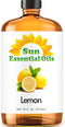 Sun Essential Oils 16oz - Lemon Essential Oil - 16 Fluid Ounces for Cleaning & Candle Making