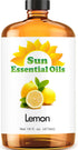 Sun Essential Oils 16oz - Lemon Essential Oil - 16 Fluid Ounces for Cleaning & Candle Making
