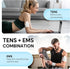 Easy@Home Rechargeable Wireless TENS Unit - FSA Eligible Electric EMS Pain Relief Device
